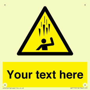 Custom Falling Ice sign